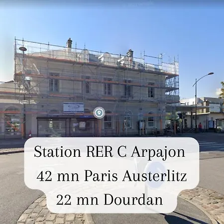 Centre: Rer C Proximity, Balcony & Hospital View *